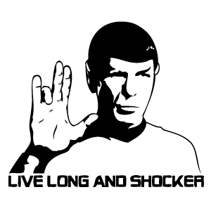 Spock Shocker Vinyl Decal