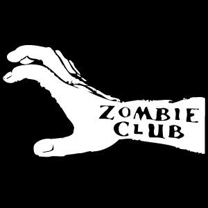 Zombie Club Hand Vinyl Decal