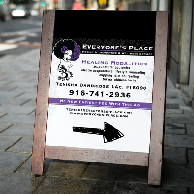 Everyone's Place branded materials