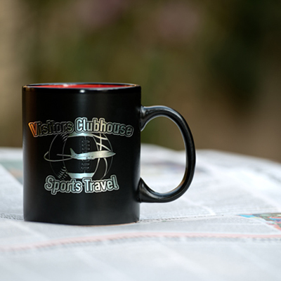 Visitors Clubhouse Sports Travel brand mockup